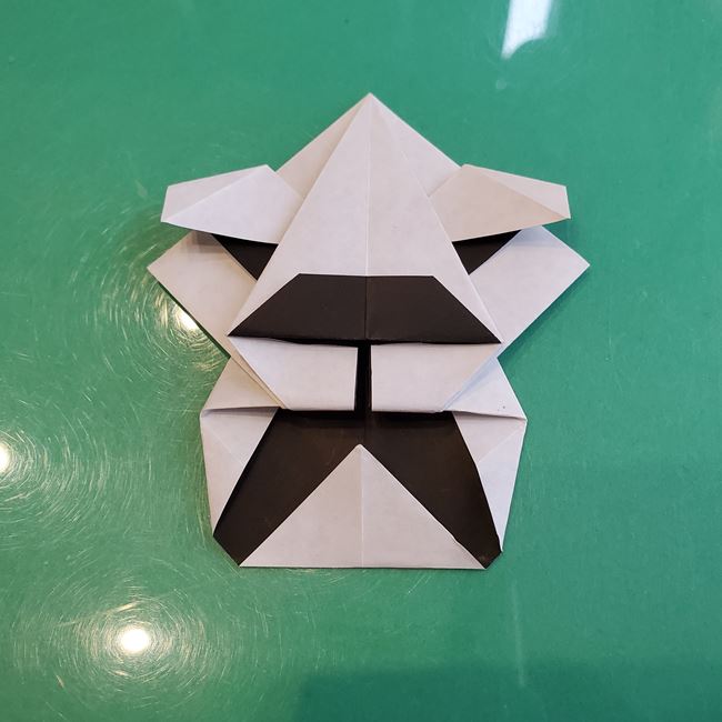 かっこいい折り紙 ライオンの顔の折り方作り方③目(17)