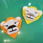 かっこいい折り紙ライオンの顔の折り方作り方｜2枚でライオンキングのシンボルみたいに♪
