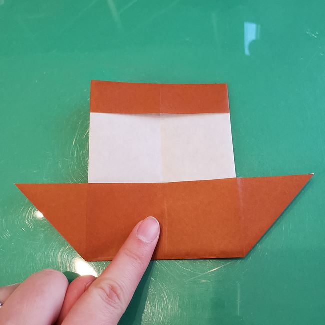 すみっこぐらしの折り紙 すずめの折り方作り方(14)