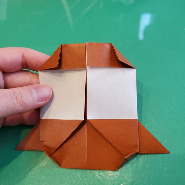 すみっこぐらしの折り紙 すずめの折り方作り方(19)