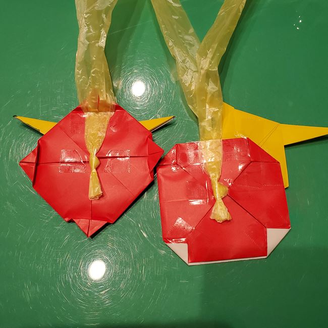 ピカチュウのメダルの折り紙 折り方作り方②完成(21)