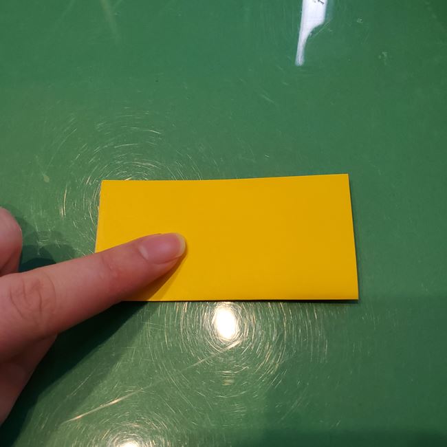ピカチュウの折り紙 全身で立体的な作り方折り方①顔(12)