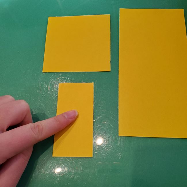 ピカチュウの折り紙 全身で立体的な作り方折り方①顔(6)