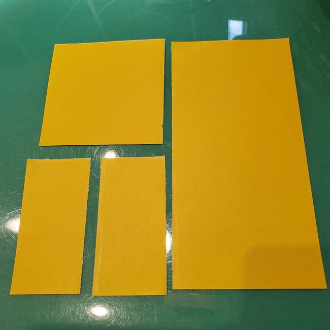 ピカチュウの折り紙 全身で立体的な作り方折り方①顔(7)