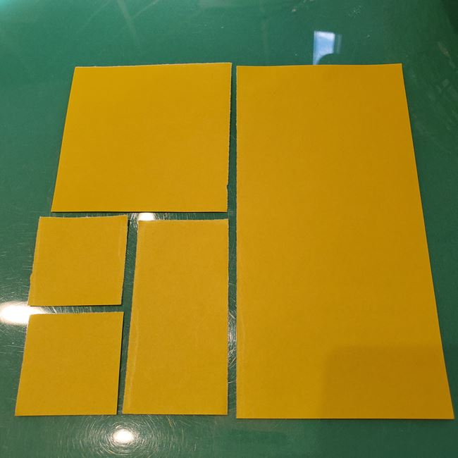 ピカチュウの折り紙 全身で立体的な作り方折り方①顔(9)