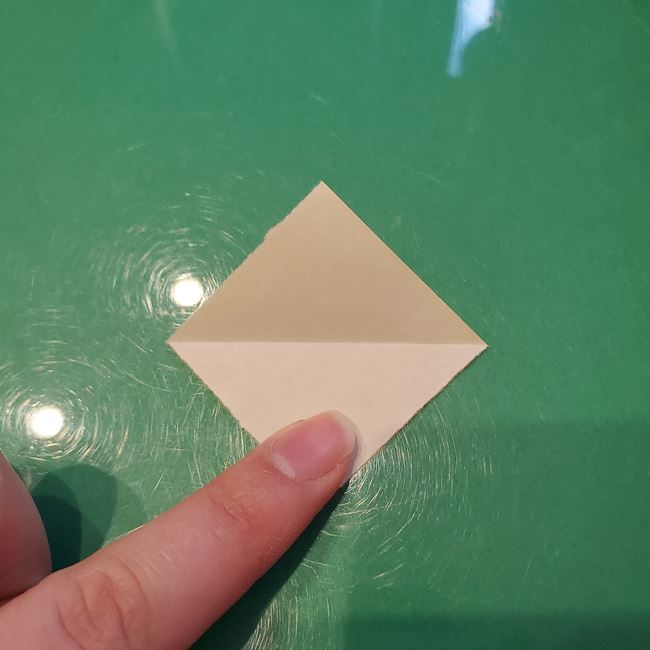 ピカチュウの折り紙 全身で立体的な作り方折り方②耳(3)