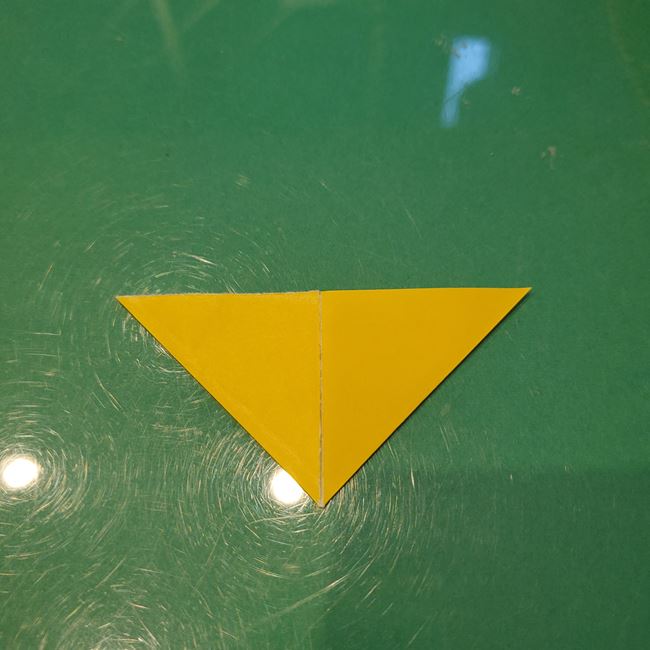 ピカチュウの折り紙 全身で立体的な作り方折り方③尻尾(3)