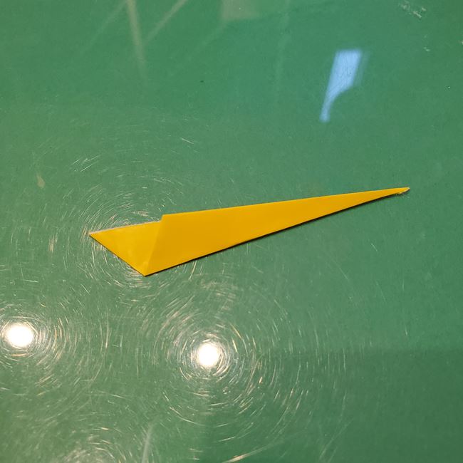 ピカチュウの折り紙 全身で立体的な作り方折り方③尻尾(5)