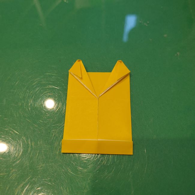 ピカチュウの折り紙 全身で立体的な作り方折り方④体(17)