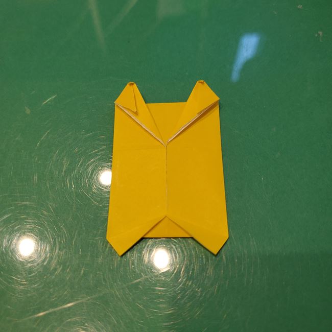 ピカチュウの折り紙 全身で立体的な作り方折り方④体(18)