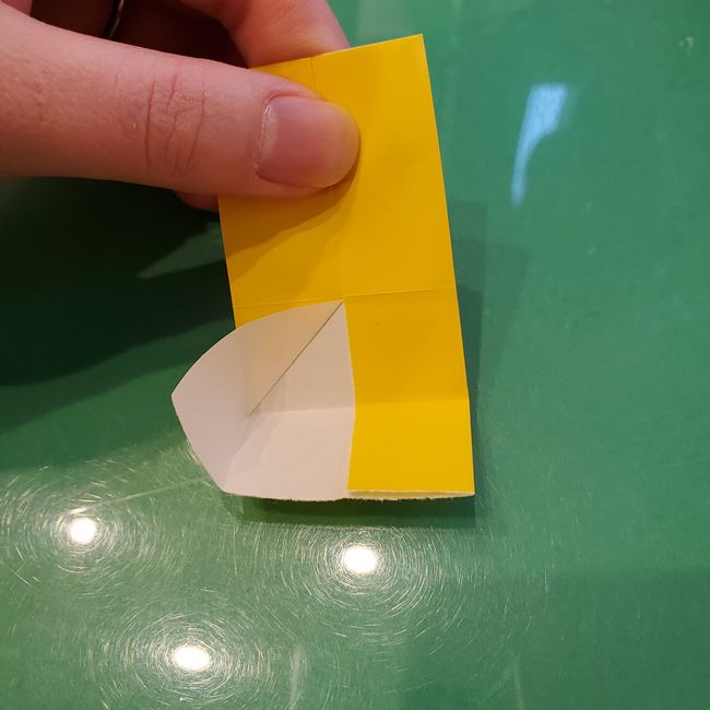 ピカチュウの折り紙 全身で立体的な作り方折り方④体(8)
