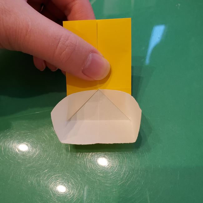 ピカチュウの折り紙 全身で立体的な作り方折り方④体(9)