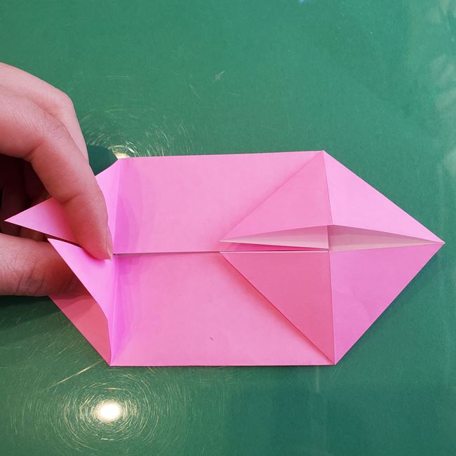 折り紙のうさぎ リアルで立体的な折り方作り方①基本(12)