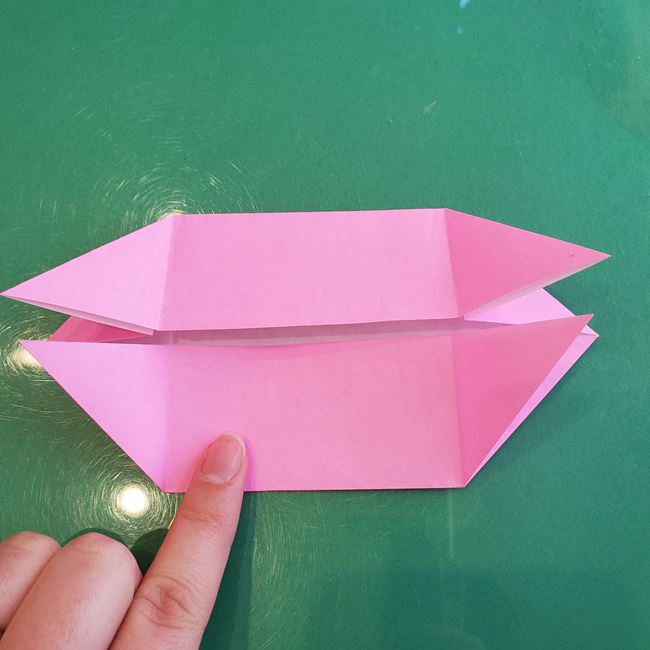 折り紙のうさぎ リアルで立体的な折り方作り方①基本(13)