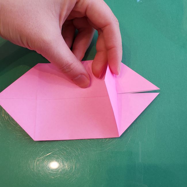 折り紙のうさぎ リアルで立体的な折り方作り方①基本(15)