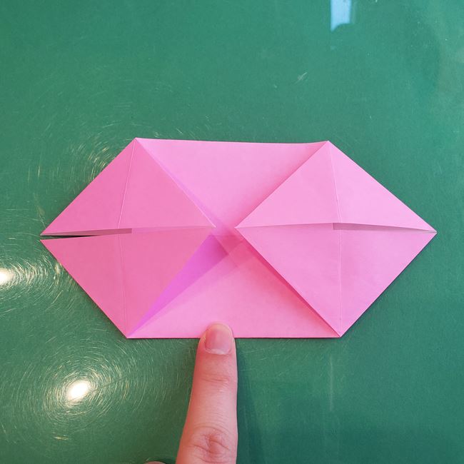 折り紙のうさぎ リアルで立体的な折り方作り方①基本(16)