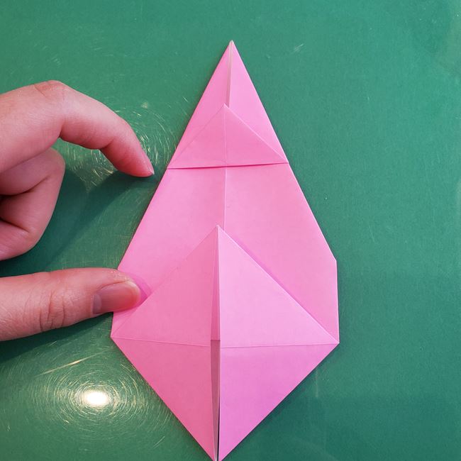 折り紙のうさぎ リアルで立体的な折り方作り方①基本(20)