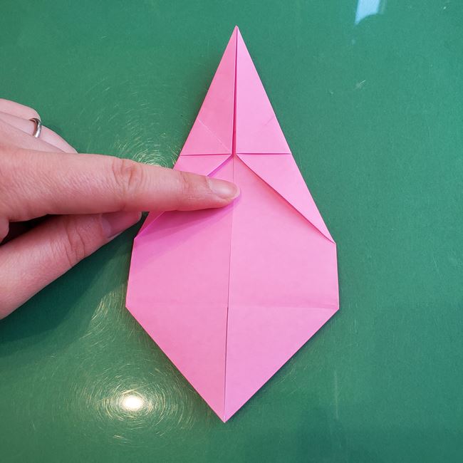 折り紙のうさぎ リアルで立体的な折り方作り方①基本(21)