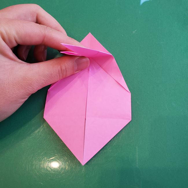 折り紙のうさぎ リアルで立体的な折り方作り方①基本(22)