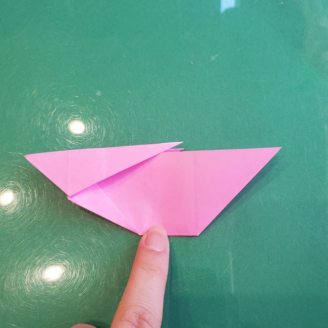 折り紙のうさぎ リアルで立体的な折り方作り方①基本(26)