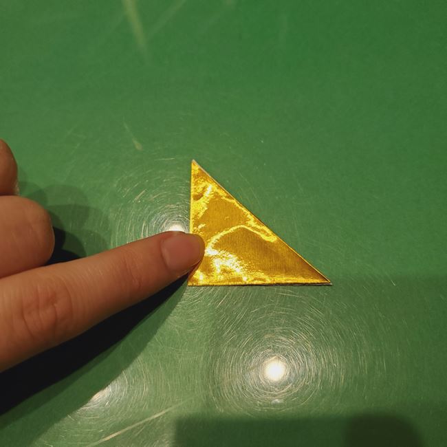 折り紙のお雛様の折り方 立体的で簡単な作り方④扇子(2)