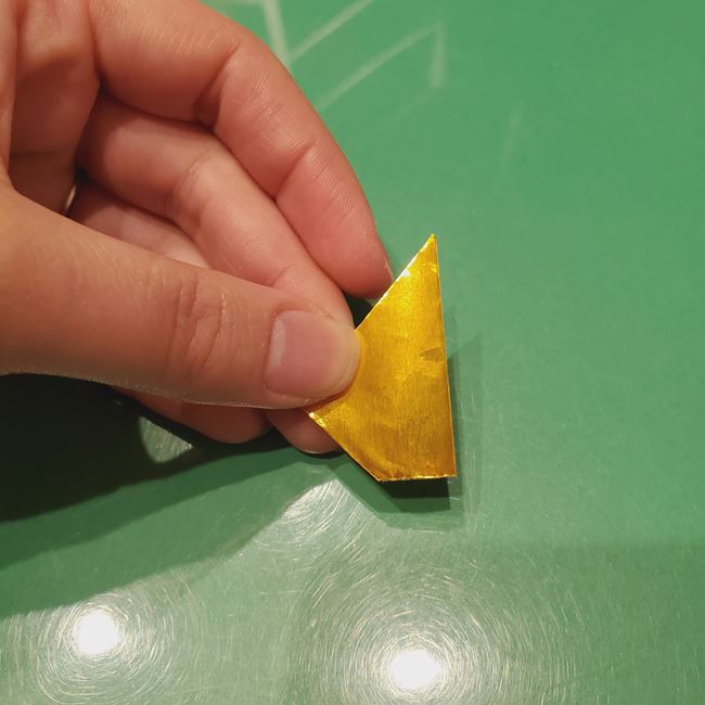 折り紙のお雛様の折り方 立体的で簡単な作り方④扇子(5)