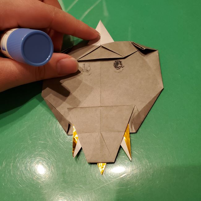 折り紙のお雛様の折り方 立体的で簡単な作り方⑤完成(5)