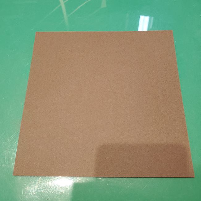 折り紙のこまをハート模様にする折り方作り方①土台(1)