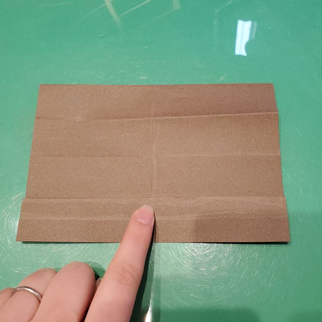 折り紙のこまをハート模様にする折り方作り方①土台(12)