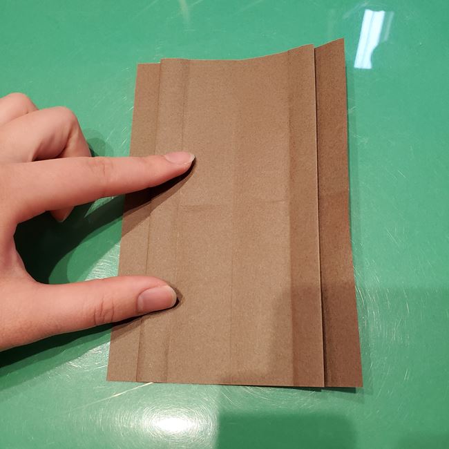 折り紙のこまをハート模様にする折り方作り方①土台(14)