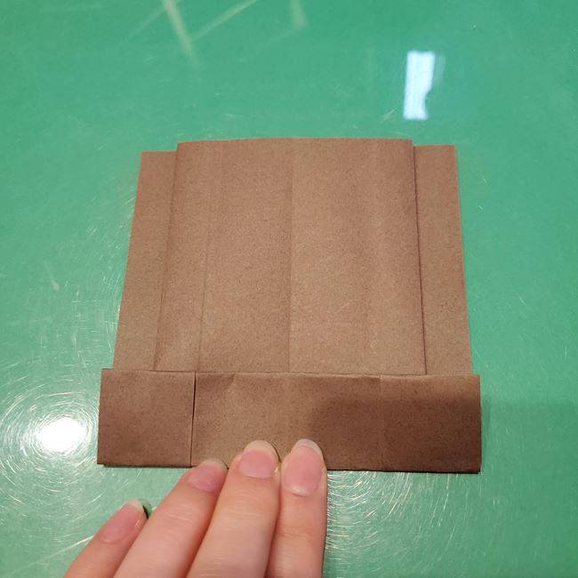 折り紙のこまをハート模様にする折り方作り方①土台(16)