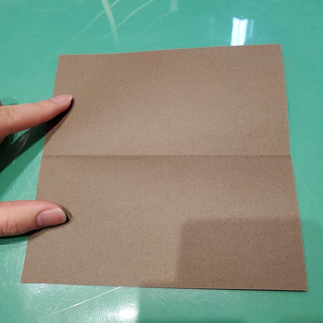 折り紙のこまをハート模様にする折り方作り方①土台(3)