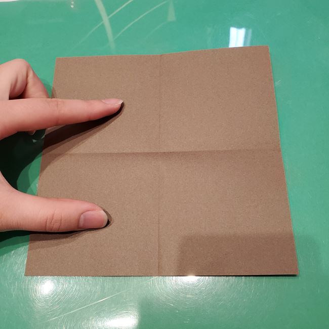 折り紙のこまをハート模様にする折り方作り方①土台(5)