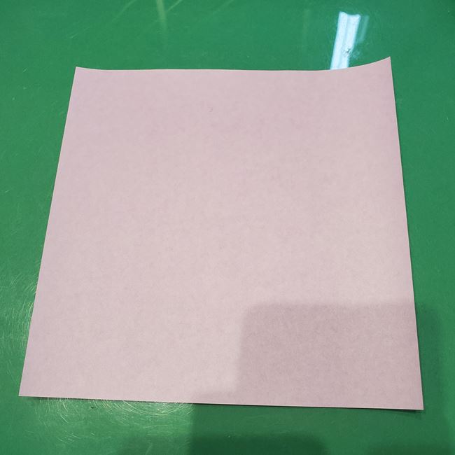 折り紙のこまをハート模様にする折り方作り方②内側(1)