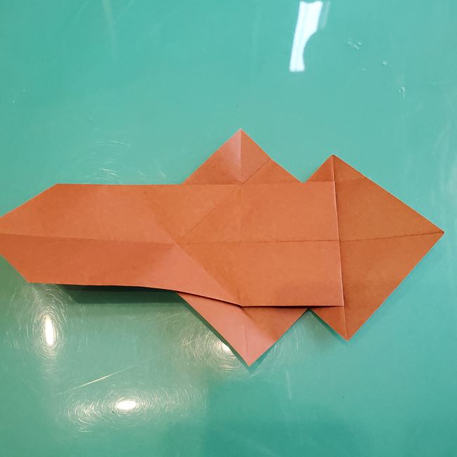 折り紙の動物 立体の犬の作り方折り方①基本(23)