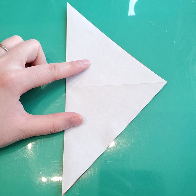 折り紙の動物 立体の犬の作り方折り方①基本(4)
