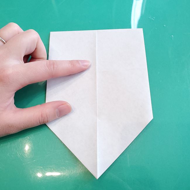 折り紙の動物 立体の犬の作り方折り方①基本(7)