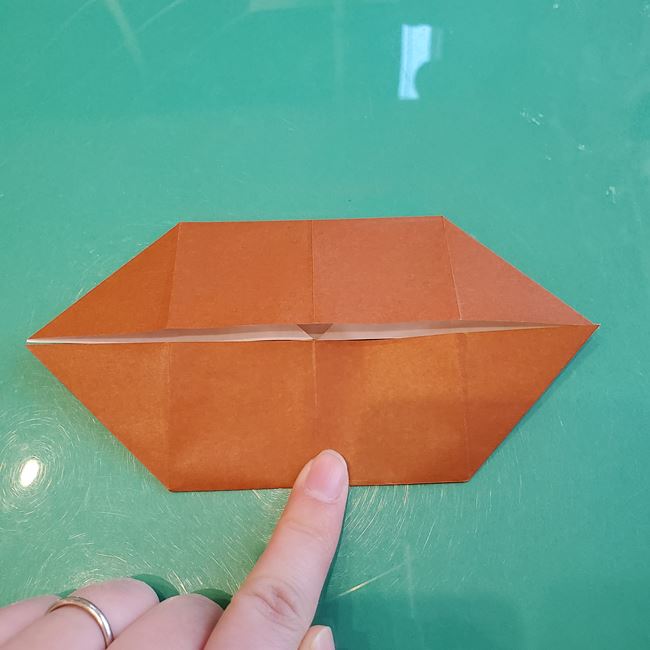 折り紙の犬 伏せしてかわいい折り方作り方②からだ(12)