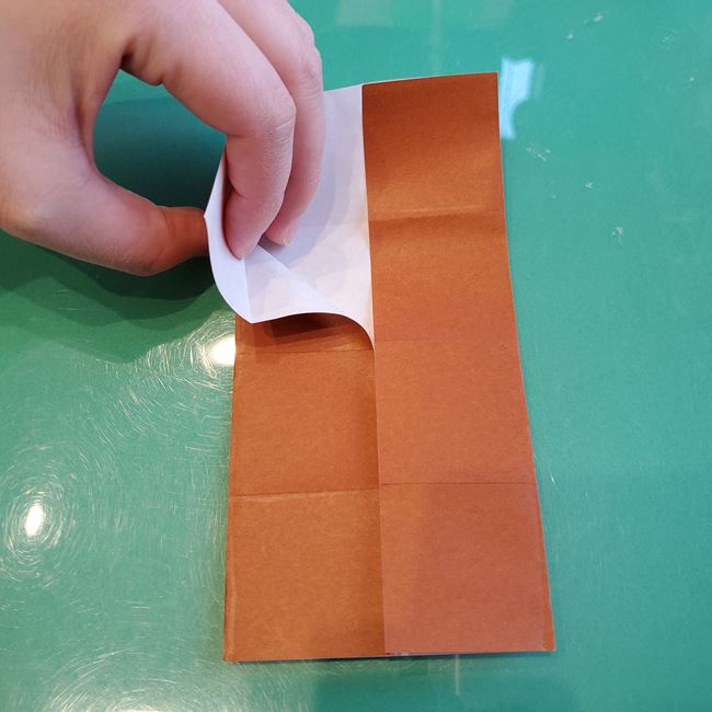 折り紙の犬 伏せしてかわいい折り方作り方②からだ(9)