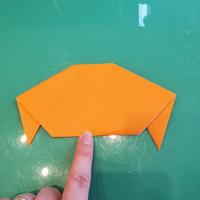 犬の折り紙 一枚で簡単な折り方作り方(10)