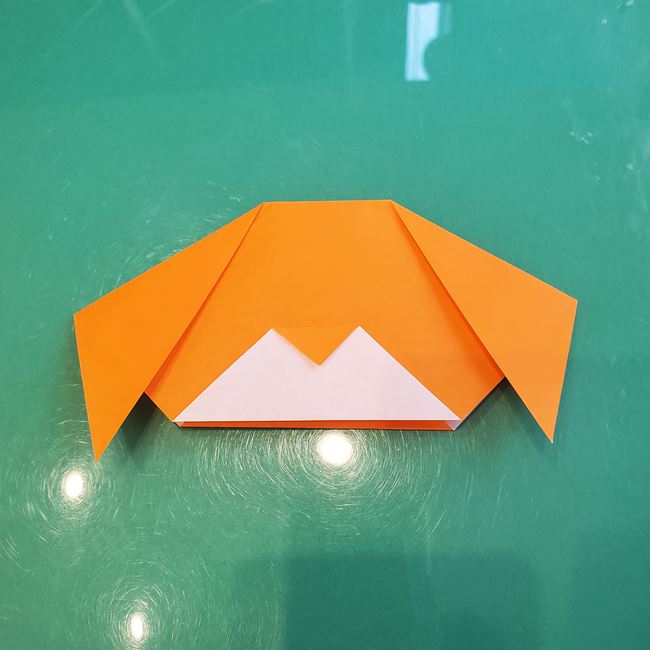 犬の折り紙 一枚で簡単な折り方作り方(11)