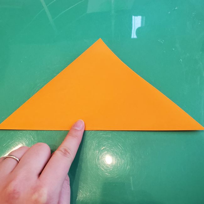 犬の折り紙 一枚で簡単な折り方作り方(2)