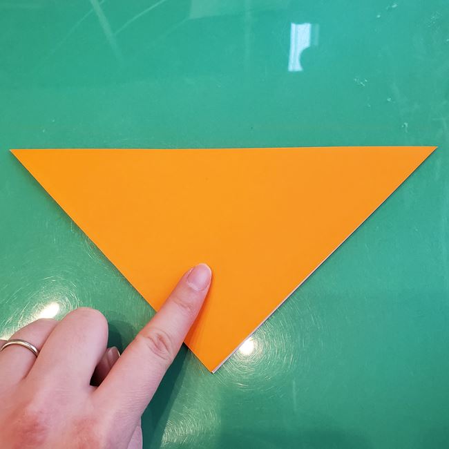 犬の折り紙 一枚で簡単な折り方作り方(3)