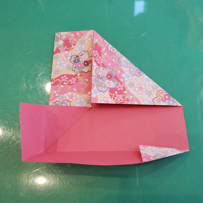 箸袋 折り紙のうさぎの折り方作り方①ウサギ(15)