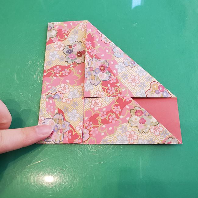 箸袋 折り紙のうさぎの折り方作り方①ウサギ(19)