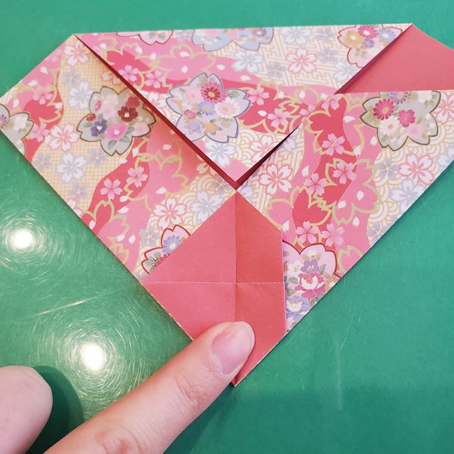 箸袋 折り紙のうさぎの折り方作り方①ウサギ(25)
