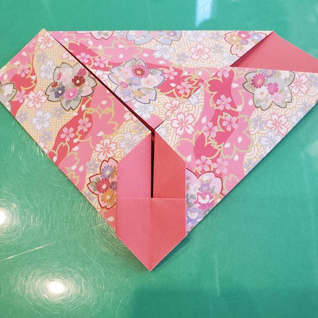 箸袋 折り紙のうさぎの折り方作り方①ウサギ(26)