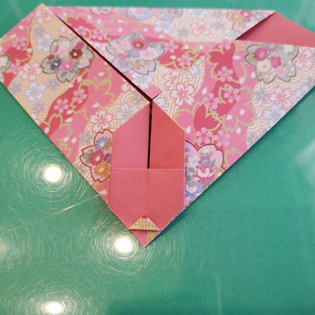 箸袋 折り紙のうさぎの折り方作り方①ウサギ(27)