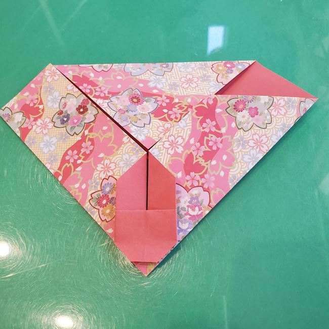 箸袋 折り紙のうさぎの折り方作り方①ウサギ(29)