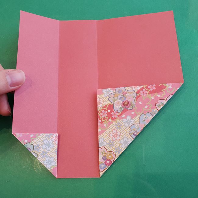 箸袋 折り紙のうさぎの折り方作り方①ウサギ(8)